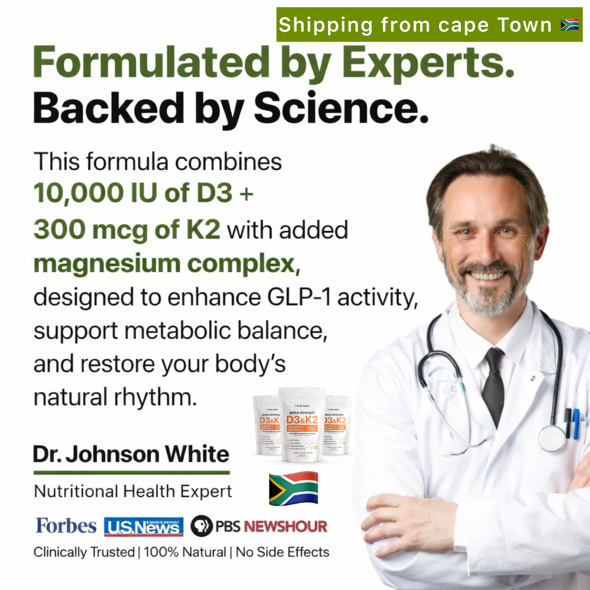 TRUE NUTRA D3 & K2 ®