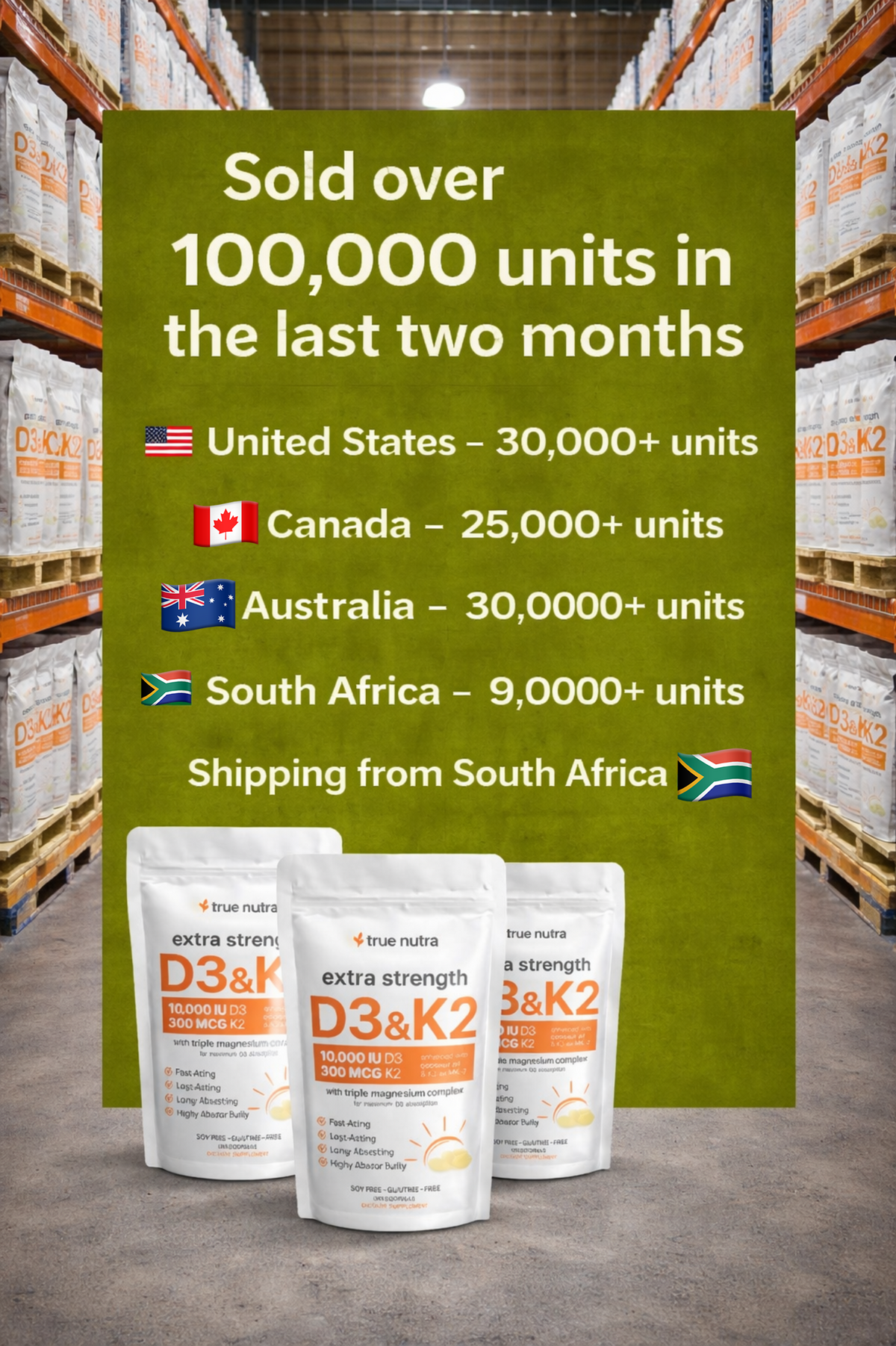 TRUE NUTRA D3 & K2 ®